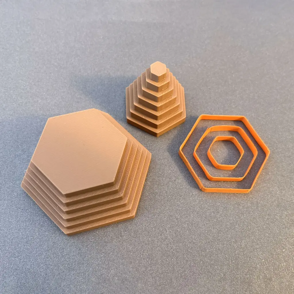 Mini-Quiller Sekskanter