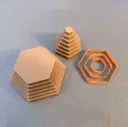 Mini-Quiller Sekskanter