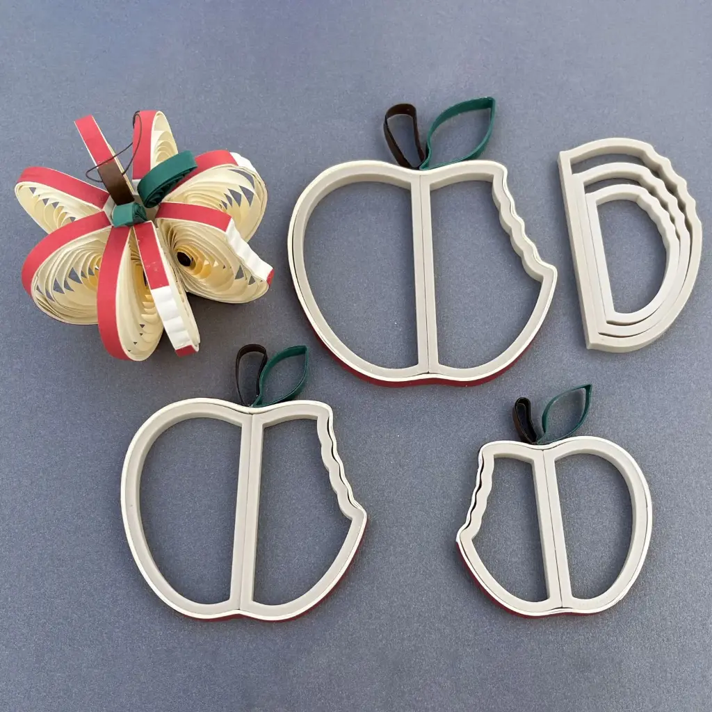 [DHQ562] Æbler (Halve) 3 størrelser