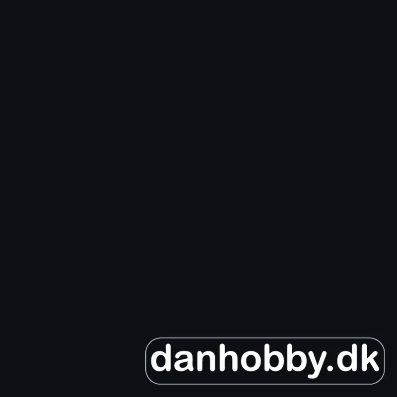 Sort Quilling strimmel 250 gram (On Edge)