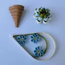 Mini‑Quiller Blumenblätter