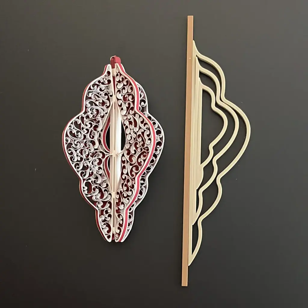 [DHQ126A] Jule ornamenter A (halve)