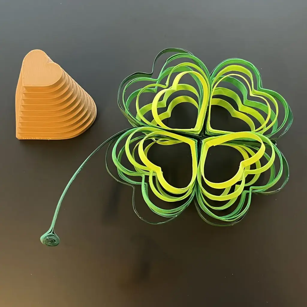 [DHQ511-2B] Mini-Quiller Hjerter (Stor)