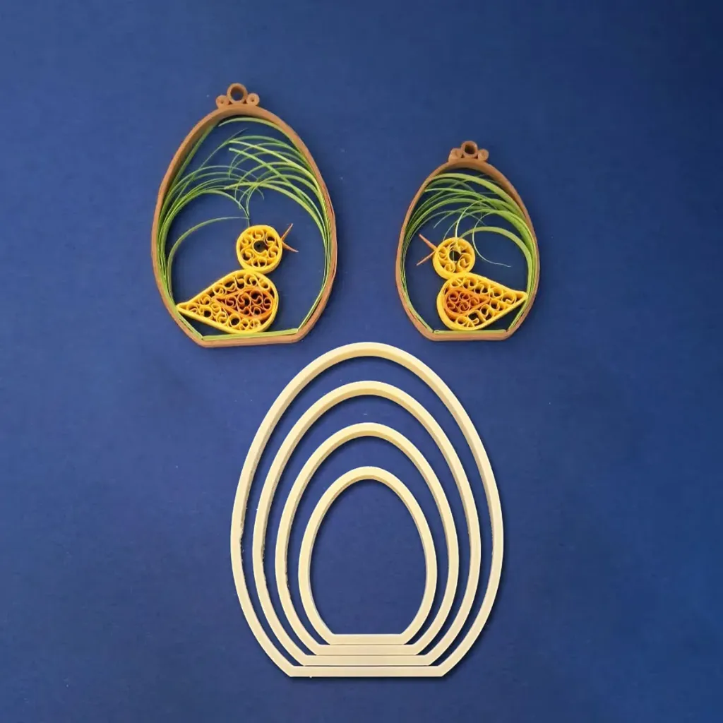 [DHQ301] Påskeæg med flad bund