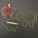 Chubby pig (four sizes)