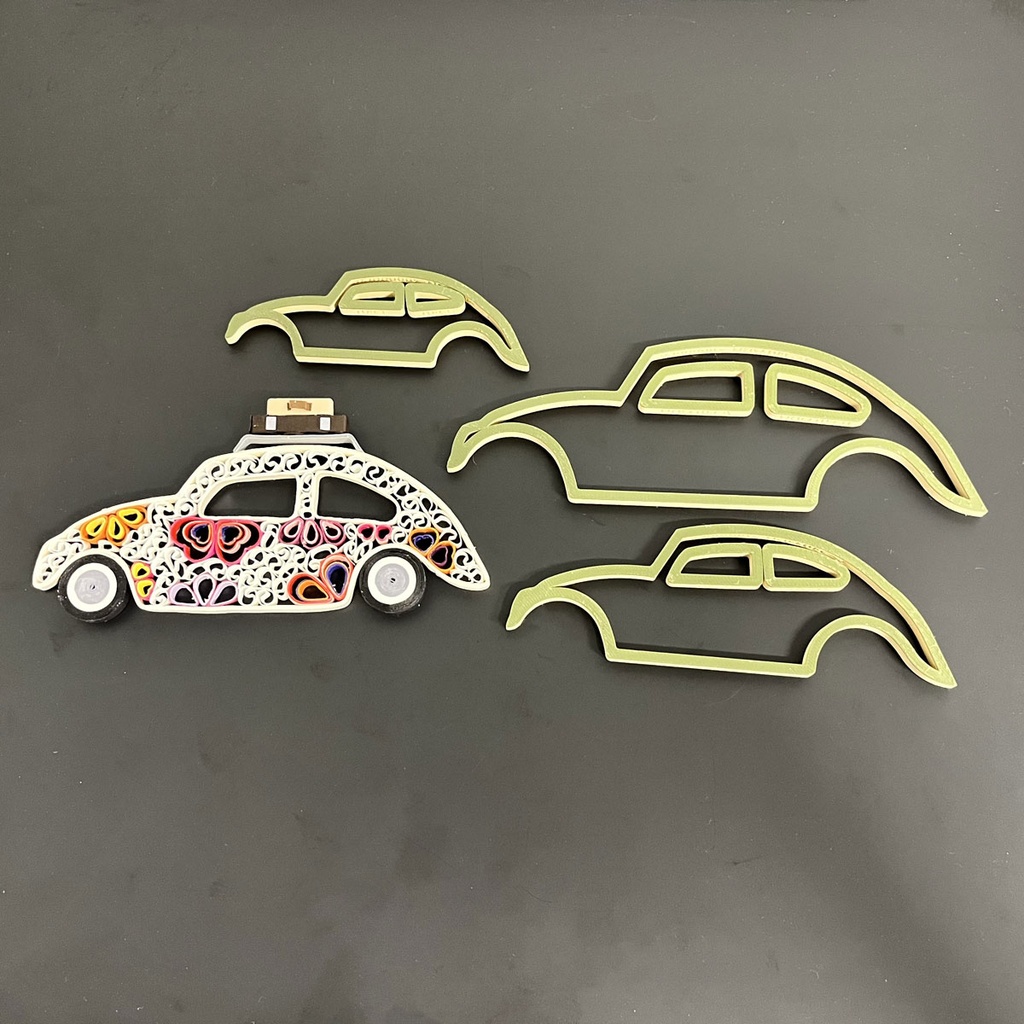 Bil VW beetle (3 størrelser)