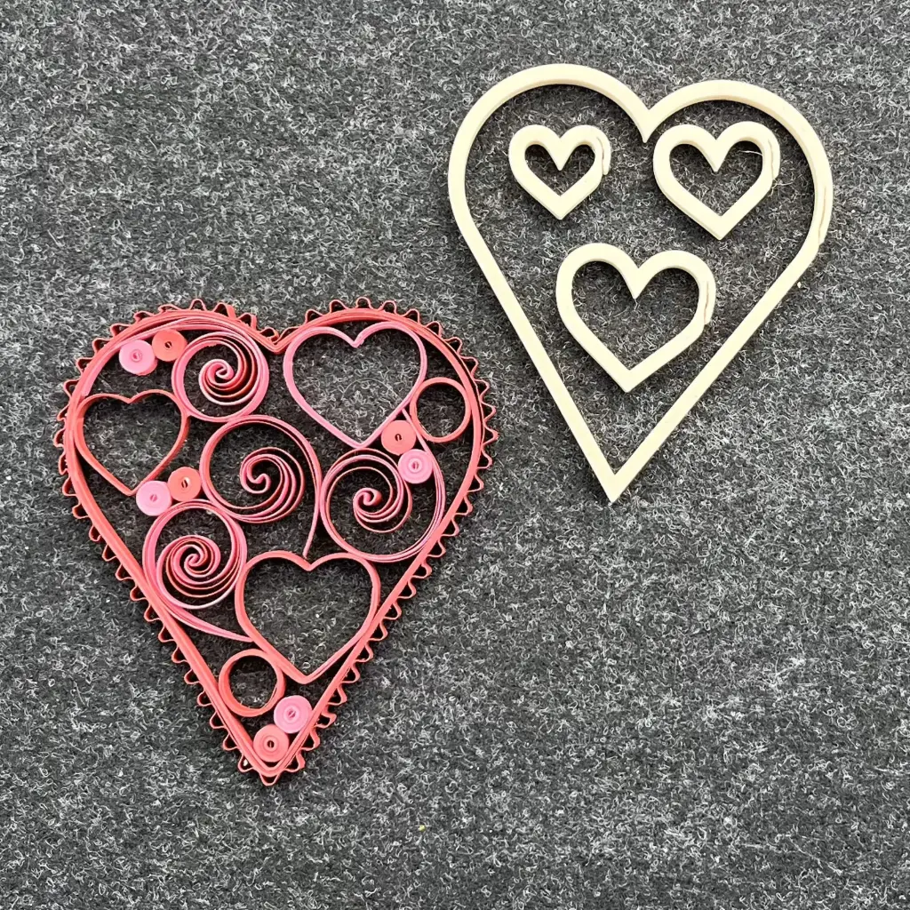 [DHQ120] Hjerterum (Hjerte med 3 små hjerter)