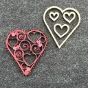 Hjerterum (Hjerte med 3 små hjerter)