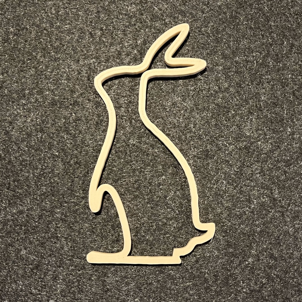 Påskehare Stående (Stor)