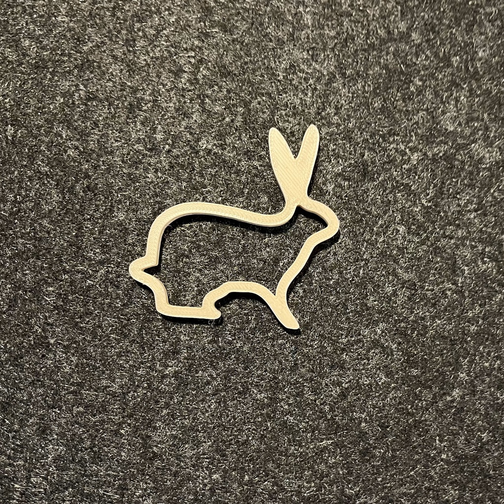 Påskehare Siddende (Lille)