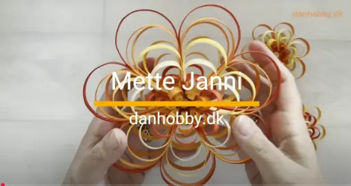 Video - undervisning til Mette Janni's 3D Blomst