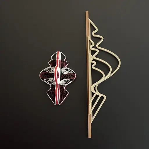 [DHQ126D] Jule ornamenter D (halve)