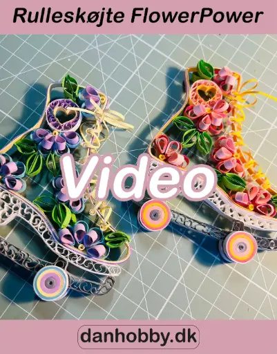 [DHQV0002] Video undervisning - Rulleskøjte FlowerPower